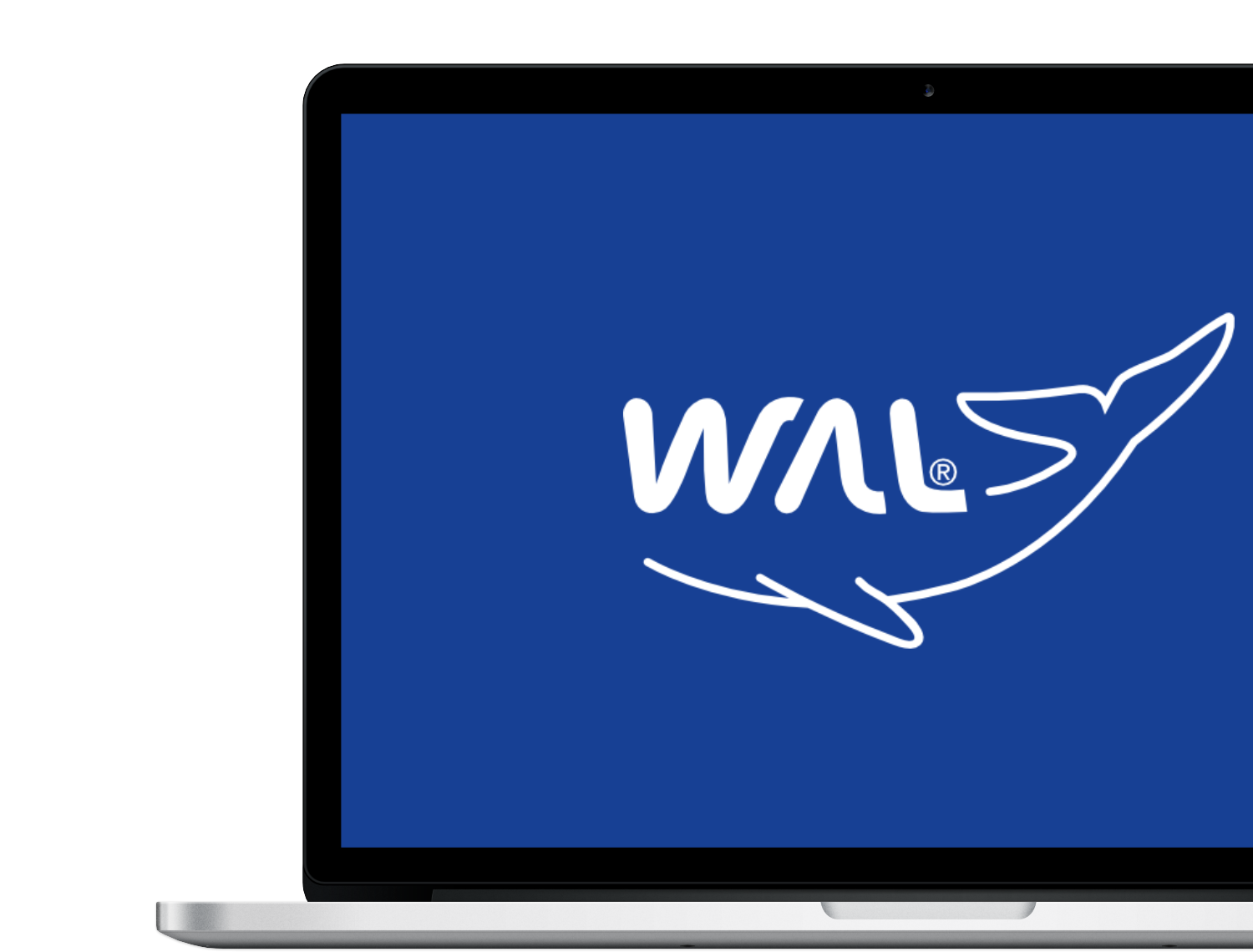 Notebook mit W.A.L.-Logo